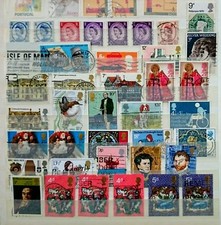 Collection de timbres Grande-Bretagne, Irlande, Australie, NZ, années 1950-1970