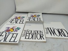 Lot Of 5 Microsoft Excel Word Equation Editor User Guides