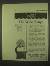 1922 Tannewitz Works Type G Band Saw Ad - Wide Range