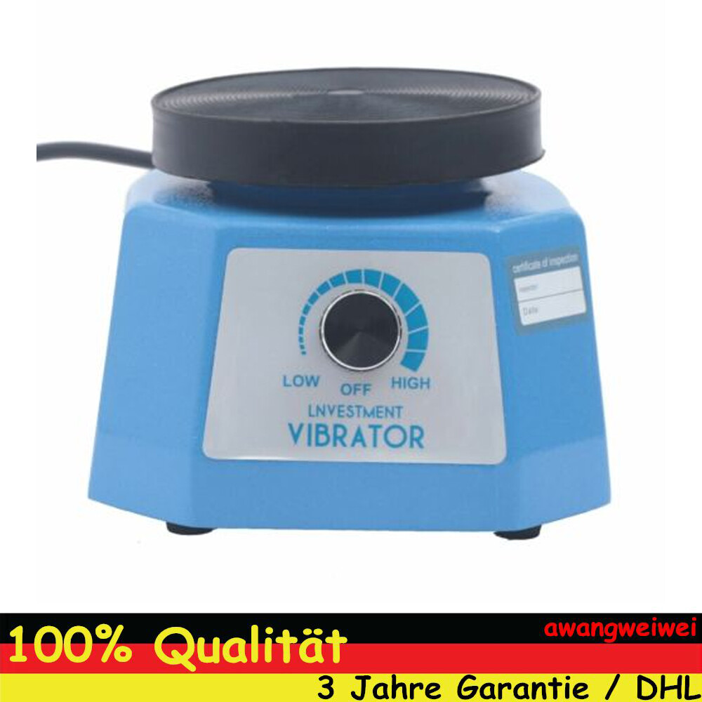 Dentallabor Oszillator 100W Gipsrüttler Rüttler Dental 4'' Vibrator Zahntechnik