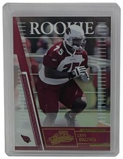 Levi Brown 2007 Playoff Absolute Memorabilia Rookie Card /699 Cardinals RC #184. rookie card picture