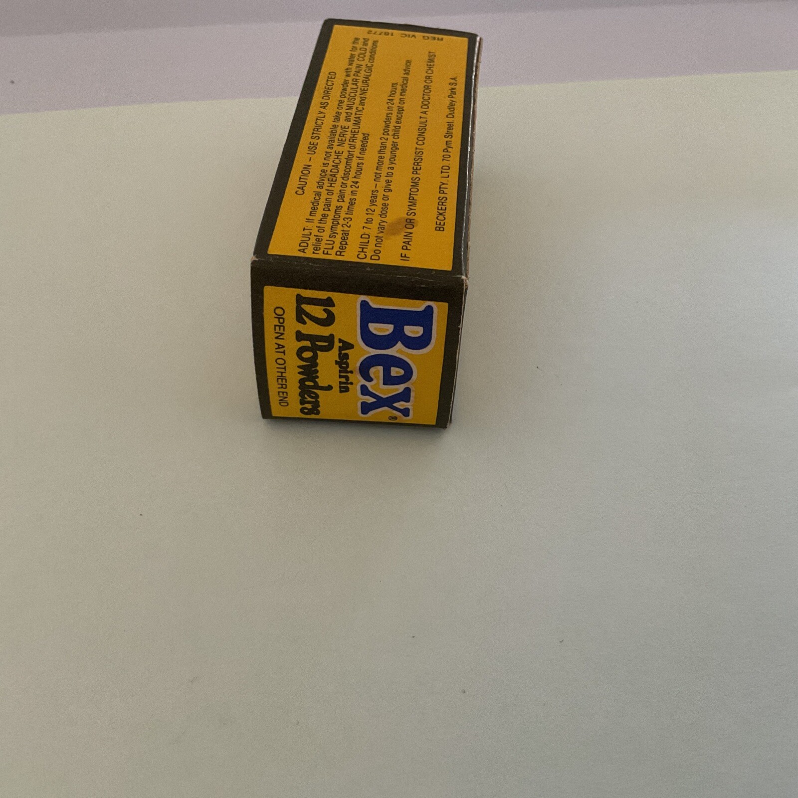 Vintage Bex Aspirin Powder Australia eBay