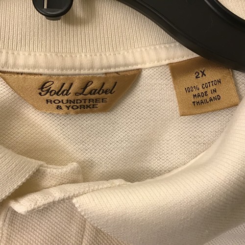 Roundtree & Yorke Gold Label Mens Polo Short Sleeve Shirt 2X Fits Like Big Tall - Picture 7 of 8