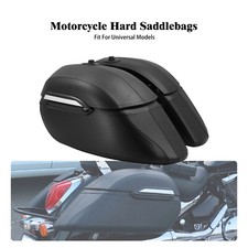 Bolsas rígidas universales negras para maletero equipaje para motocicleta para Harley Honda