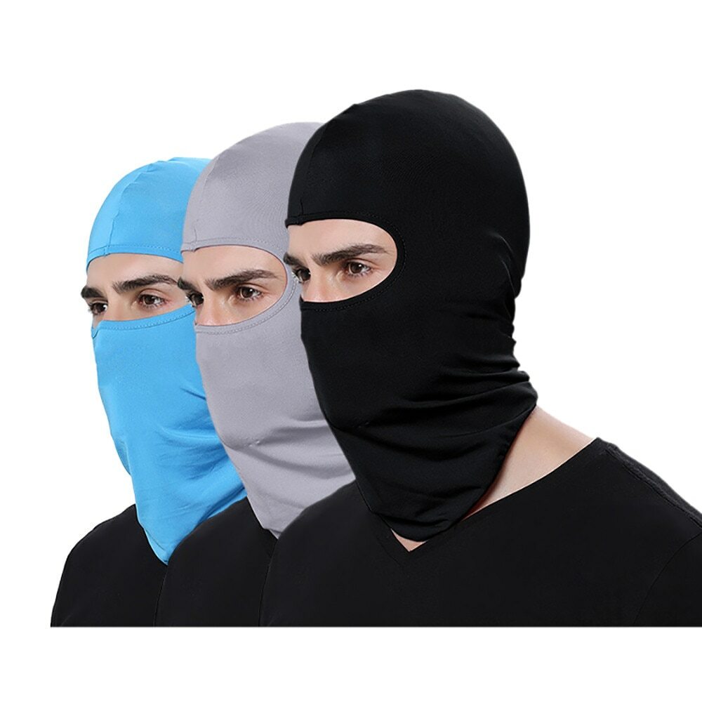 Máscara de pasamontañas Ciclismo táctico protector facial máscara de esquí Cagoule Visage