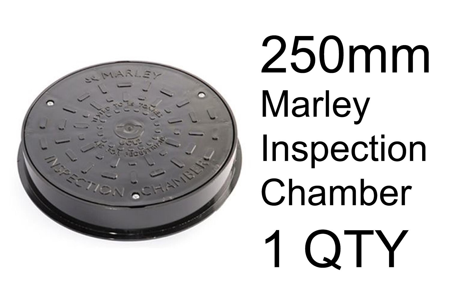 Marley 250mm Inspection Chamber Drain Frame & Cover Underground UCL2