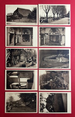 10 x AK Kpl. Serie IV ALT ELLERBEK Fischerhaus, Strand, Uferstrasse ( 42020