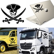 Vinyl Aufkleber Piraten Sch&auml;del V7 XS. Au&szlig;enhaltbarkeit Mehr Als 7 Jahre