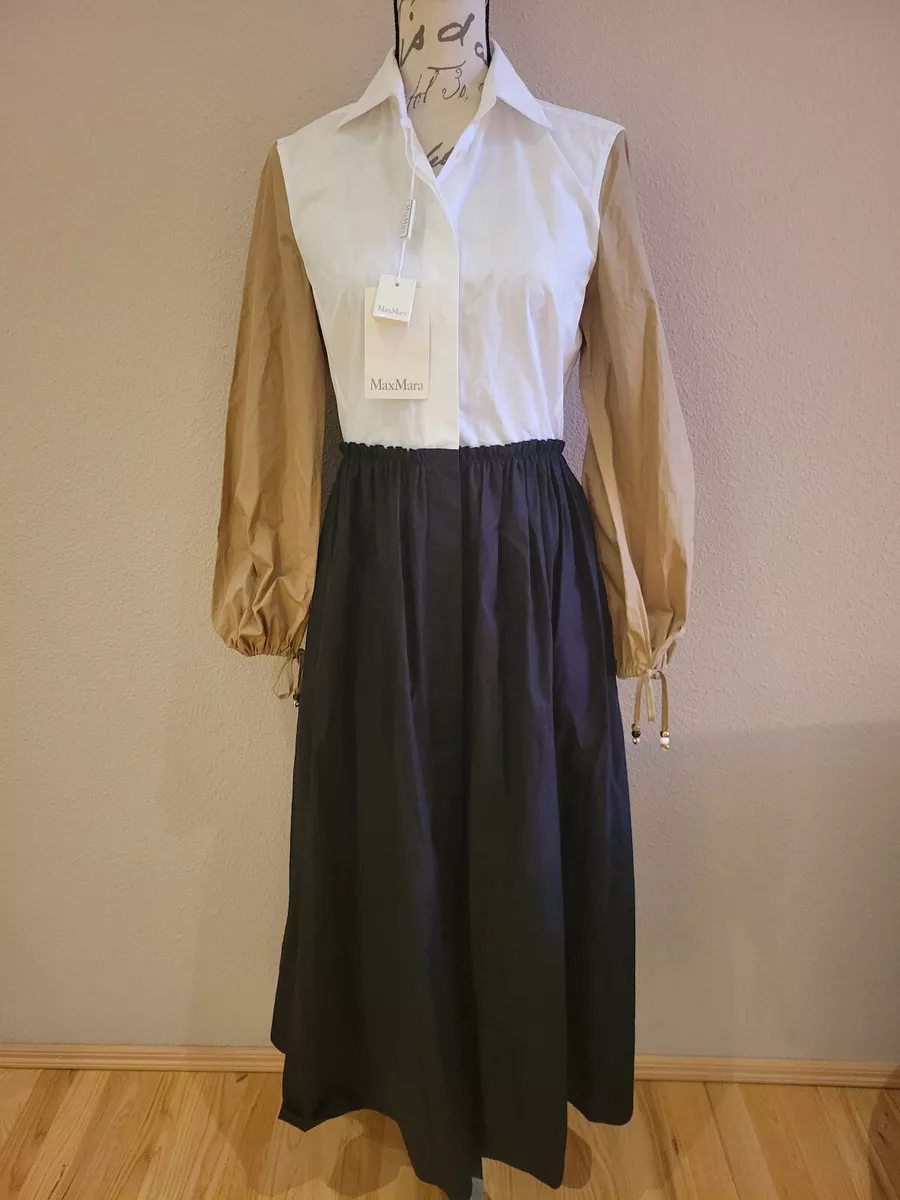 Cotton poplin dress max mara cheap