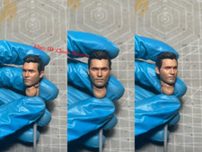 Painted 1/12 Tyler Hoechlin Head Carved Fit For 6'' Action Figure Body