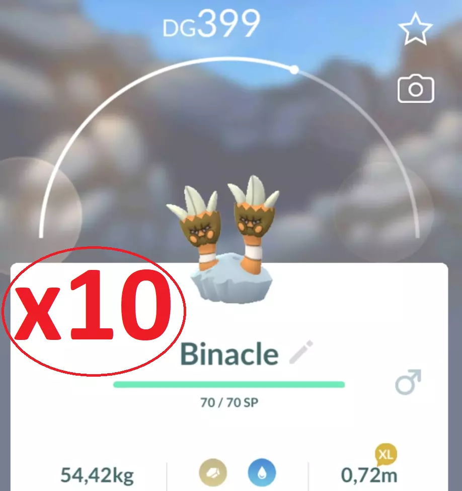 Binacle, Pokémon