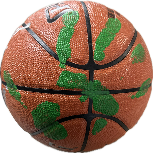Dennis Rodman Handprint & Signed Autographed Basketball JSA Full Letter Authen - Picture 3 of 5