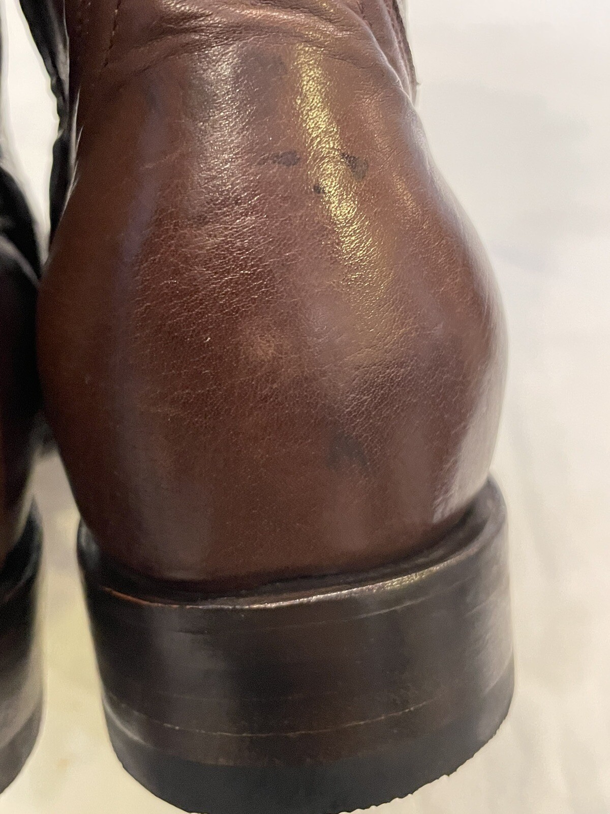 Overland 9 D Soft Leather Basic Round Toe Western… - image 4