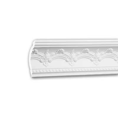  PROFHOME 150183F flexible Eckleiste Stuckleiste aus flexiblem Polyurethan 2 m