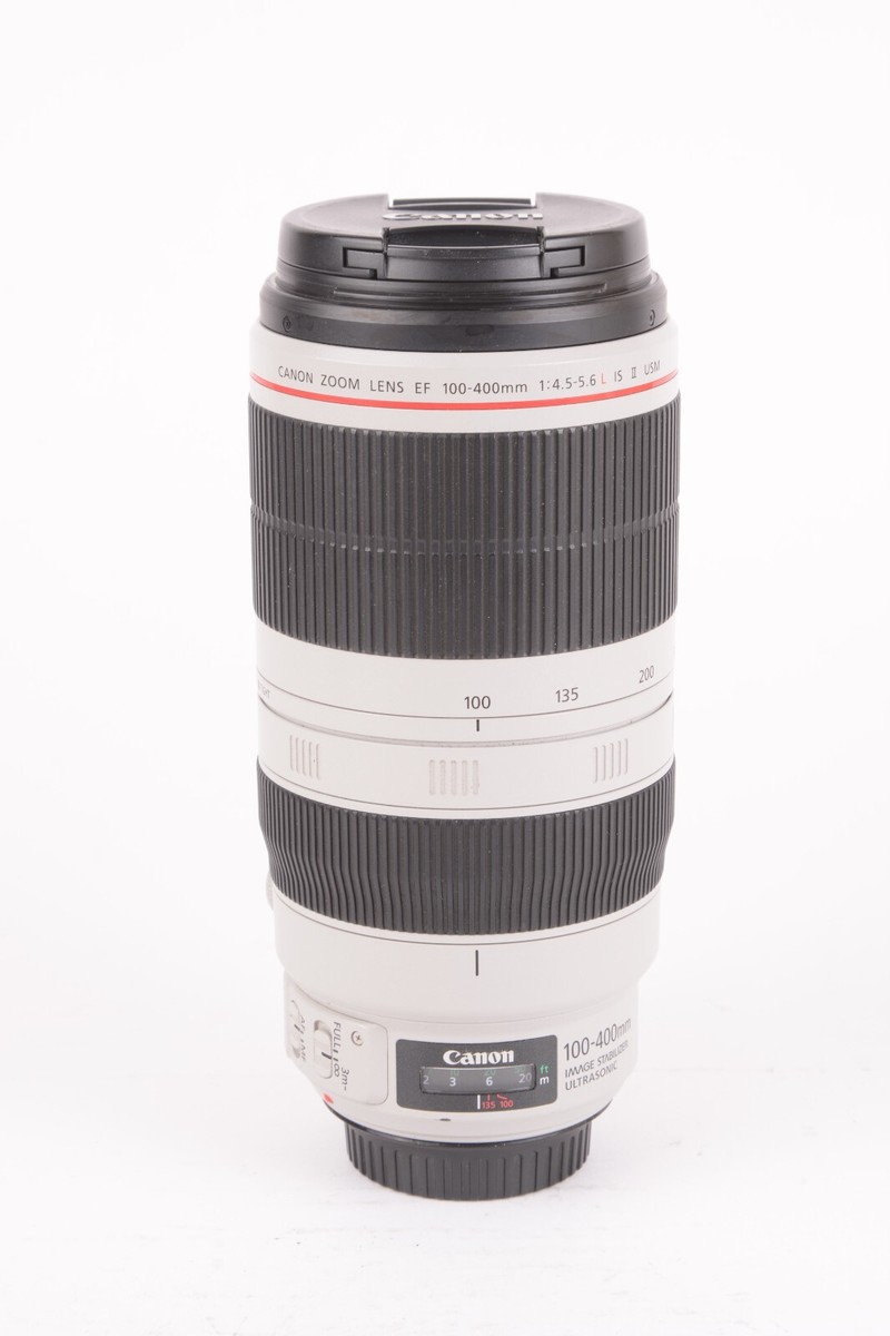 美品 Canon EF100-400mm F4.5-5.6L IS II USM Canon EF 100-400mm f/4.5-5.6L IS II USM Lens - White [READ