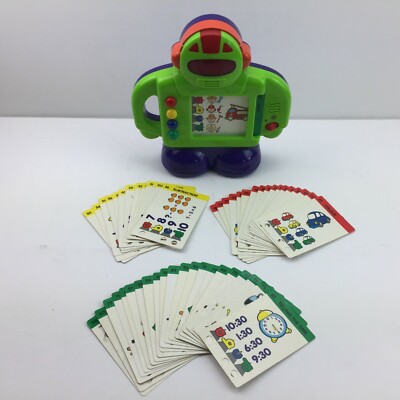 Green Robot Kid Toy Game Educational Learning Math Seasons Time Phonics Sorting