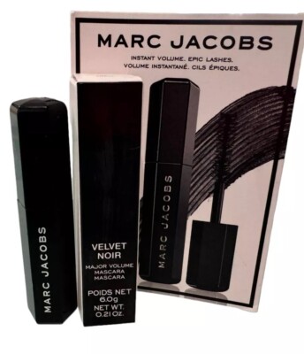 Marc Jacobs Velvet Noir Major Volume (10)Mascara Travel Size - Hexagon Tube