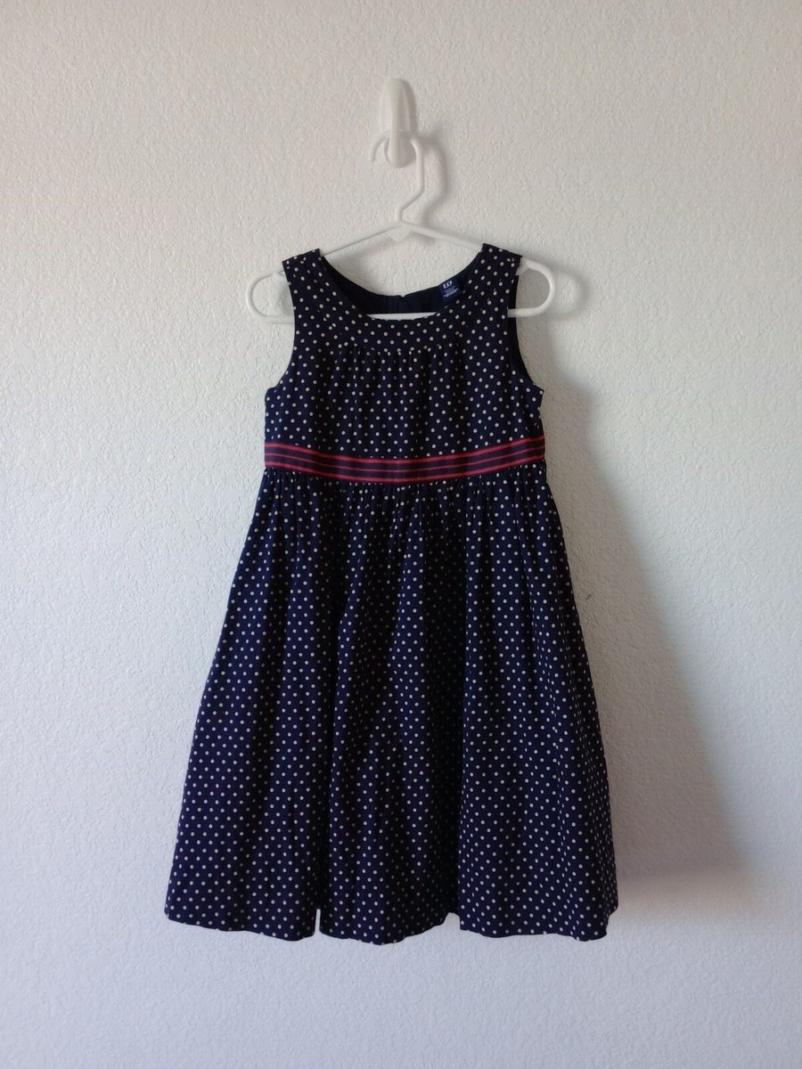 gap blue polka dot dress Baby Toddler Girl's Navy with White size 5 years This product was made lifestyle-skate [ouel]ASYMMETRIC RUFFLE MINI DRESS Size (Women's):Plus 3X