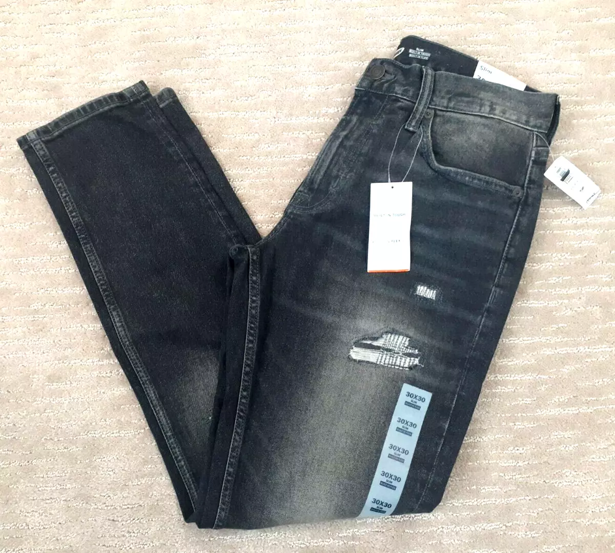 Black washed sale denim jeans