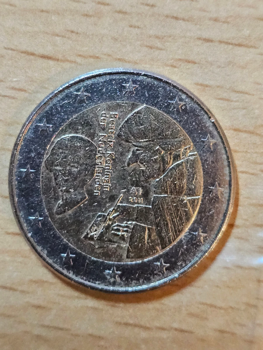 2 Euro Gedenkmünze Niederlande 2013 Doppelportrait PP