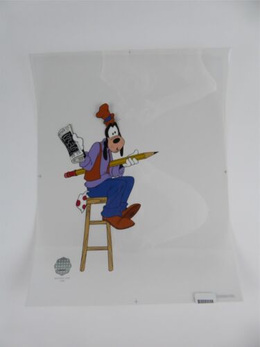 Goofy Puzzled Sericel Serigraph Cel Disney Animation Art Limited Edition 11x14 - Bild 2 von 7