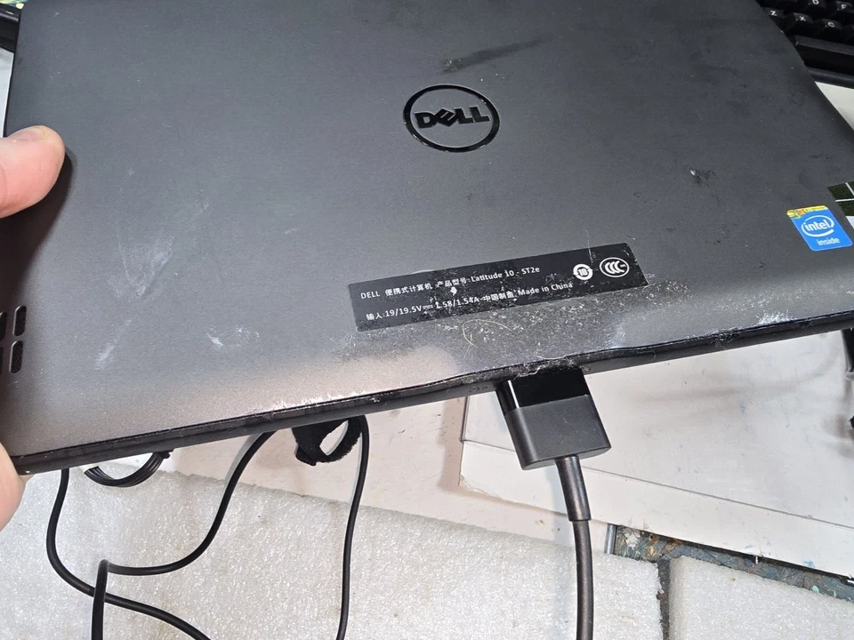 Dell Latitude 10 ST2e 10.1" Atom Z2760 1.80GHz 2GB-PARTES-Paquete Dock-LEER Foto 4 de 4