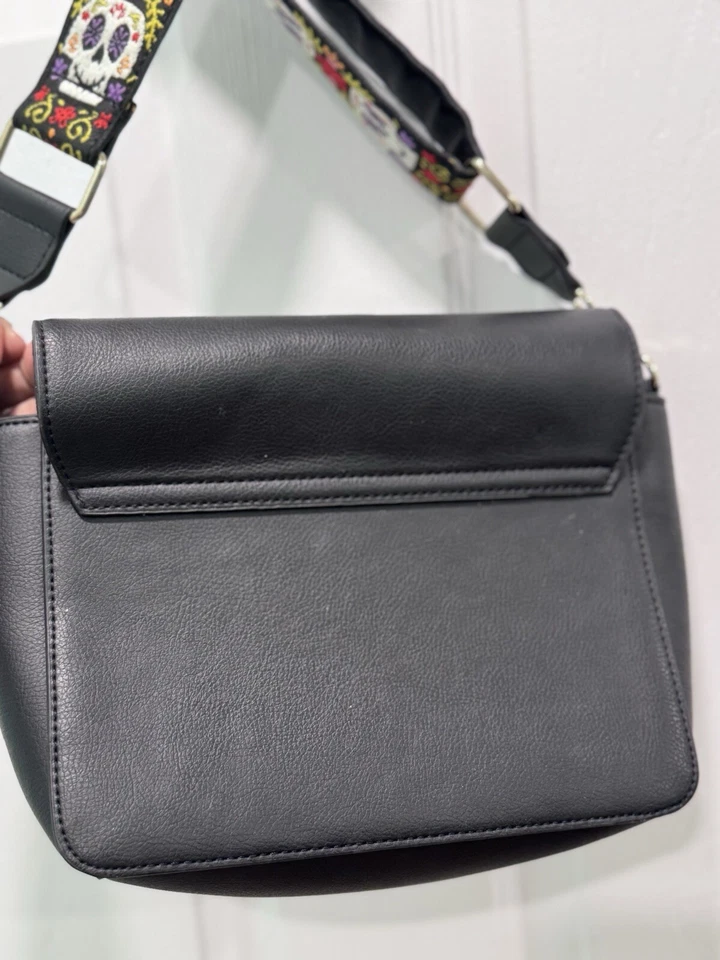 Disney Pixar Coco Skull Floral Embroidered Purse Handbag Crossbody Bag - Image 2 of 4