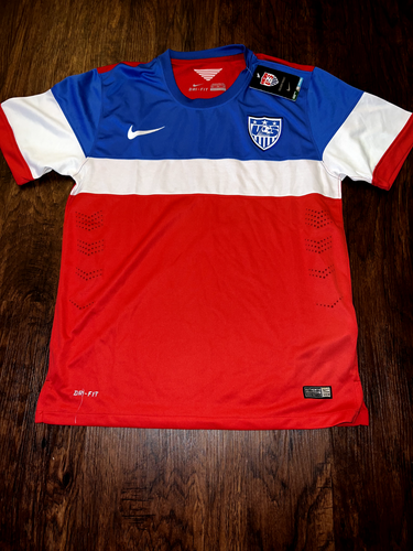 USA Menâs Soccer 2014 World Cup Jersey (Read Bio) | eBay