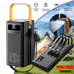 Portatil Cargador 70000mAh De Bateria 8 Puertos USB-C Para Telefonos Celulaires