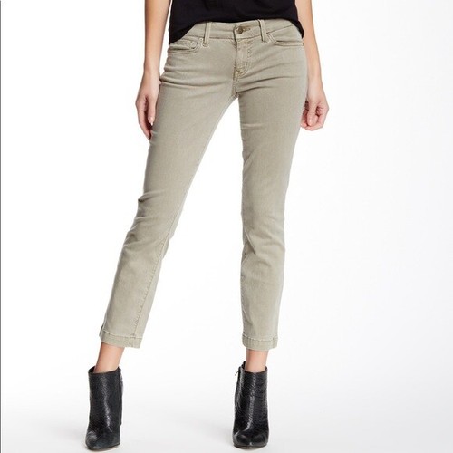 LEVEL 99 Green Stone Lily Crop Skinny 