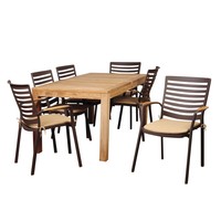 International Home Miami Sc Rinrec_6clem Amazonia Teak Santa Fe Outdoor 7-piece International Home Miami Sc Rinrec_6clem Amazonia Teak Santa Fe Outdoor 7-piece