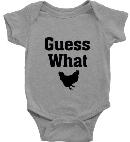 Toddler Kids Tee Youth T-Shirt Baby Bodysuit Funny Pet gift Guess What Chicken - Picture 10 of 30
