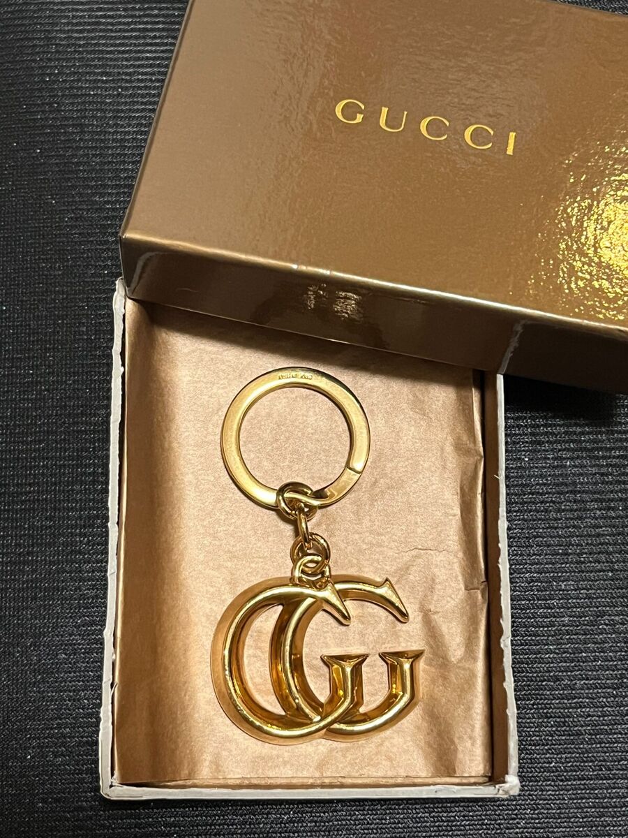 GUCCI Key holder Key ring chain Bag charm AUTH Vintage Rare GUCCI Key holder Key ring chain Bag charm AUTH Vintage Rare