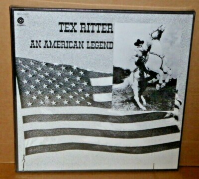 Tex Ritter An American Legend SEALED NEW vinyl 3 LP record box set cut out