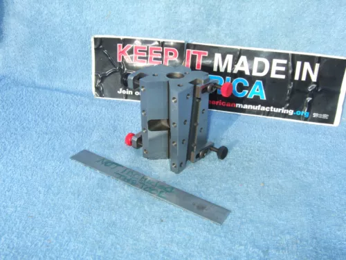GRIND CUBE W/VEE'S,STEPS & CLAMPS #2 TOOLMAKER MACHINIST CLEAN VINTAGE OLD TOOL