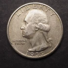 1935 ***P*** WASHINGTON SILVER QUARTER **NICE COIN!*** FREE SHIPPING! M6170