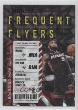 2020 Panini NBA Hoops Frequent Flyers Purple Explosion Derrick Jones Jr #2 1x9