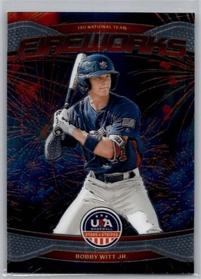 2026 Panini Prizm Stars & Stripes - Bobby Witt Jr. Fireworks 