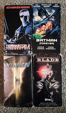 Terminator 2, Batman Forever, X-Men, Blade VHS Lot (1991-2000) used
