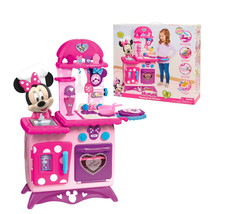 Disney Junior Minnie Mouse Flipping Fun Pretend Play Kitchen Set, Play Food
