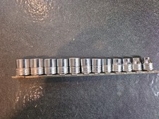 Snap-on 38 Drive Metric Shallow Socket Set 6 Point 12pc 8mm-19mm Fsm Series