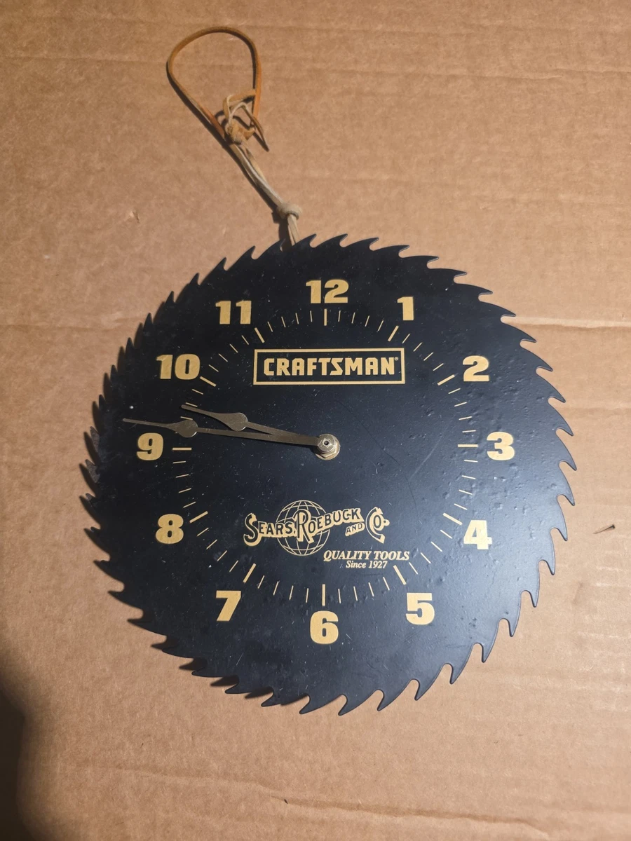 Craftsman Saw Blade Clock for sale | eBay
