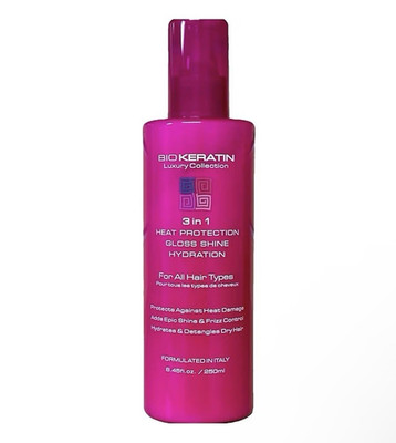 BioKeratin Luxury Collection Heat Protect Gloss Shine Hydration Spray 8.45 fl oz