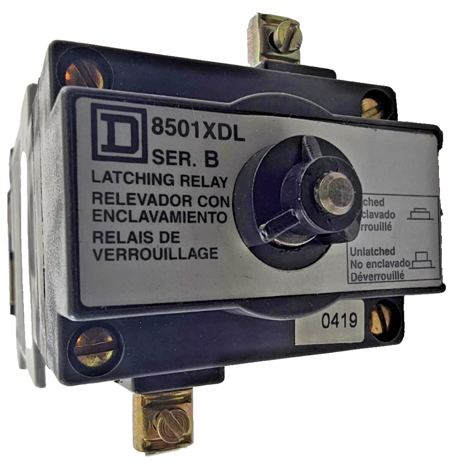 Square D 8501XDO80XDLV53 SERIES B DC LATCHING CONTROL RELAY 115/125VDC COIL - Image 3 of 4