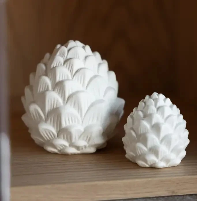 Herbstdeko Zapfen Berghamn keramik - Bild 2 von 2