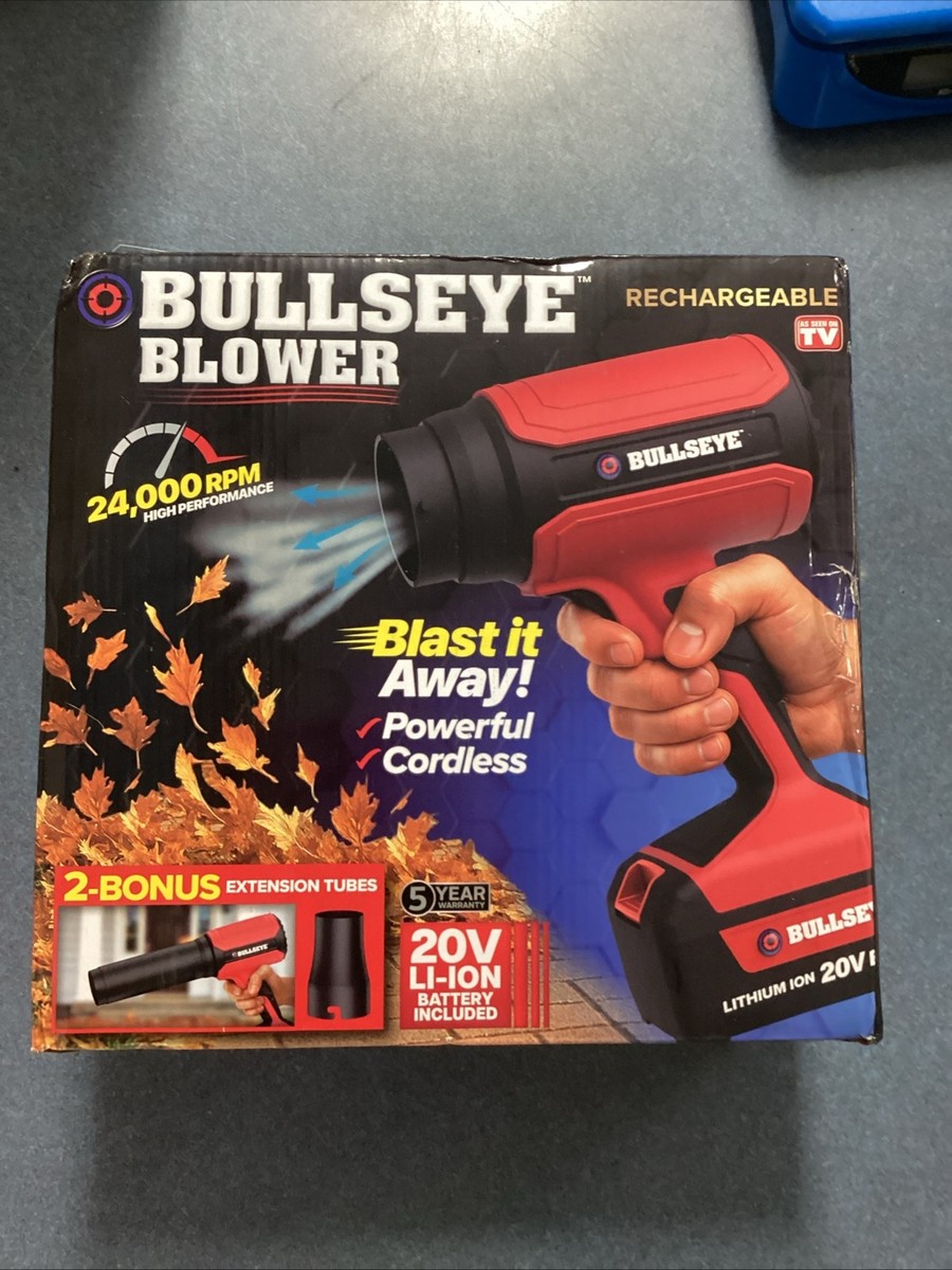 Bullseye 20V Cordless Leaf Blower Rechargeable Air Blaster Dust