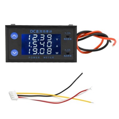 DC 8 12V Leistungsmesser Voltmeter Digital Tester LCD Display 0 bis 500V 10A Ber