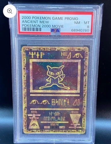 Ancient Mew 2000 Pokemon Movie Promo Card PSA 8 - READ DESCRIPTION