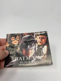 Batman Returns Manual Only NES Nintendo Entertainment System 1993