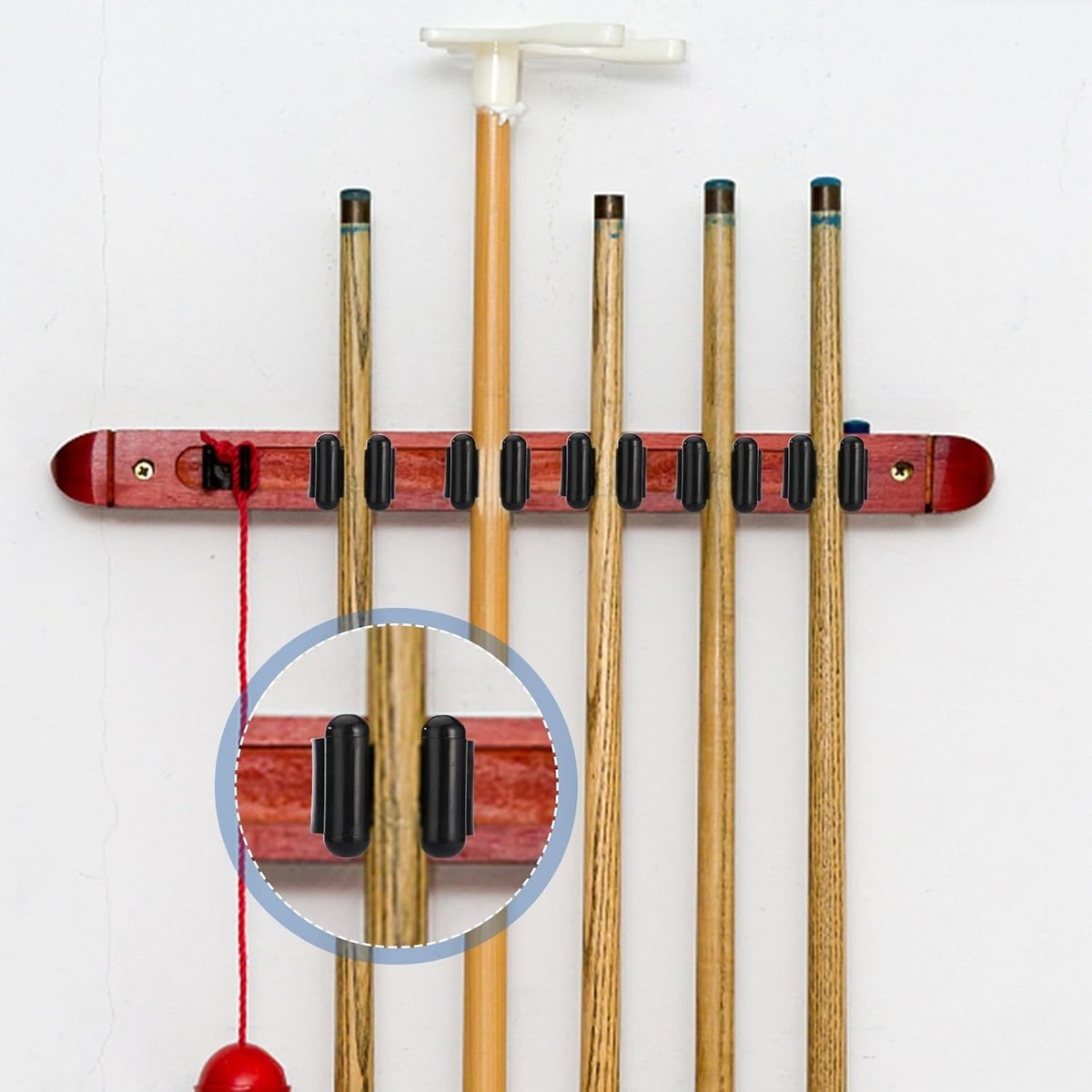 Professional 20-Pack Fishing Pole Clips - Rubber Holders for Secure Storage  | eBay